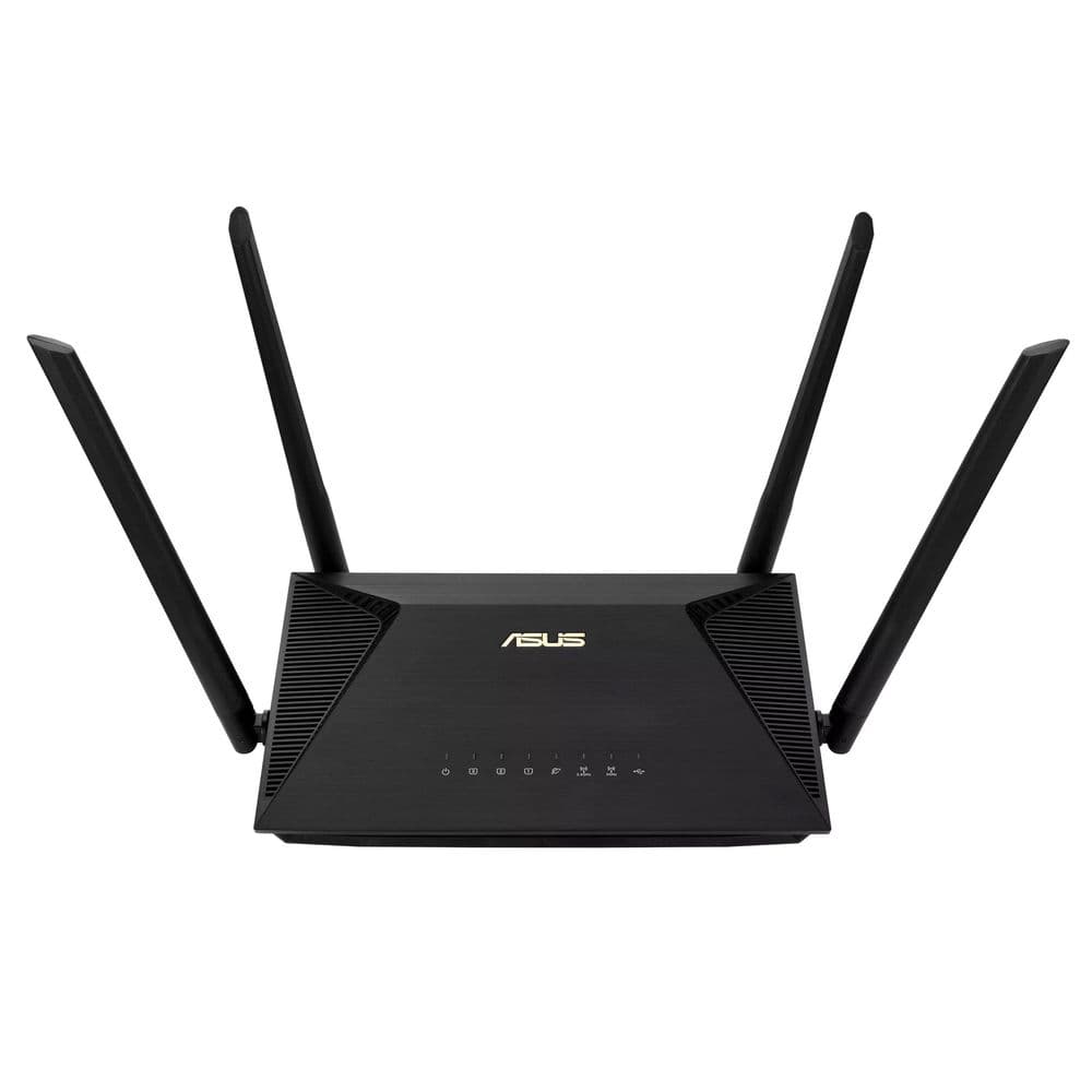 Маршрутизатор ASUS RT-AX53U WiFi 6 3x1G USB 1201+574Mbps 5GHz/2.4GHz (90IG06P0-MO3510)