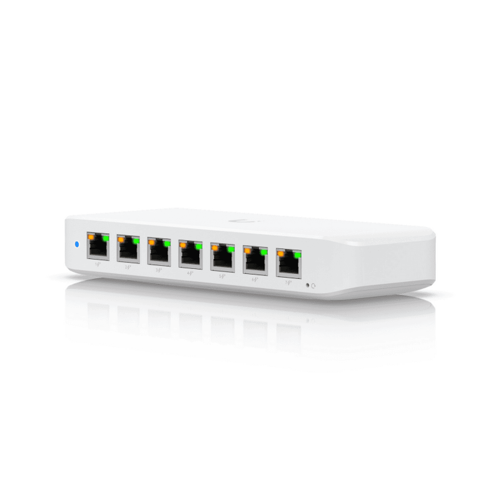 Коммутатор Ubiquiti UniFi Switch Ultra 210W PoE-коммутатор, 8х 1G RJ45, раздача 202 Вт