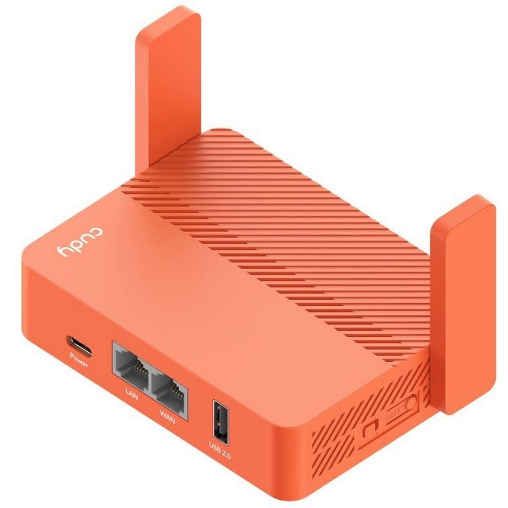 Маршрутизатор CUDY AC1200 Wireless Mini VPN Router with USB Mesh, 2 × 10/100Mbps RJ45 Ports,1 USB2.0, 2 x antennas, WiFi router/AP/ Repeater/WISP Mode, 802.11ac/a/b/g/n, 867Mbps at 5GHz + 300Mbps at 2.4GHz, Zerotier/Wireguard/OpenVPN/IPSec/L2TP/PPTP VPN, DNS over Cloudflare/Google/Qua