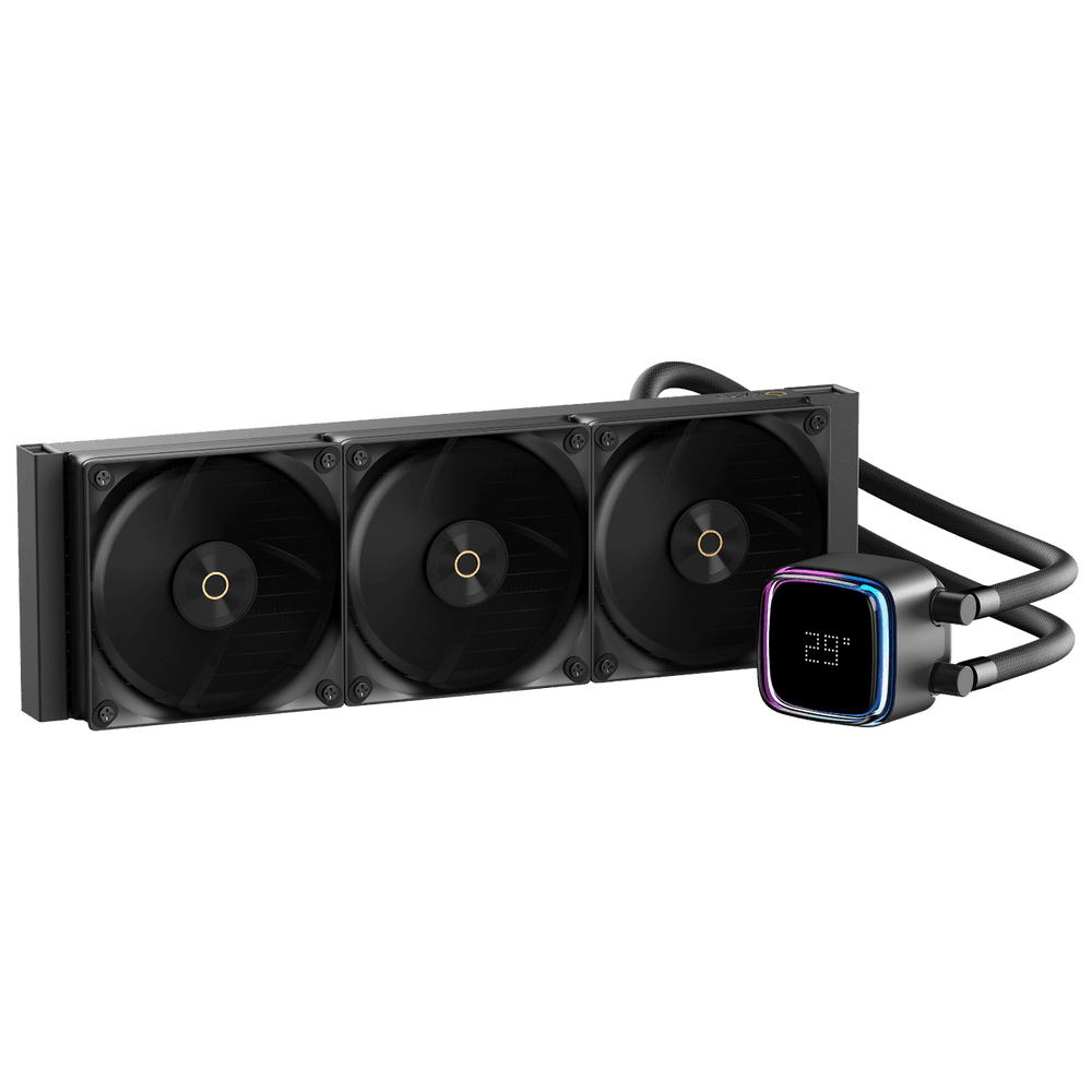 Жидкостная система охлаждения Ocypus Вентилятор Cooler Iota L36 BK ARGB Black 300W/ All Intel/ AMD AM*/ Digital display / Screws
