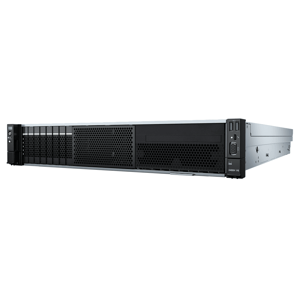 Платформа 2488H V6 (8*2.5 inch HDD Chassis,6038 fans, 2* Процессор Intel Xeon Gold 6330H(2.0GHz/24-Core/33MB/150W) Cooper lake Processor)