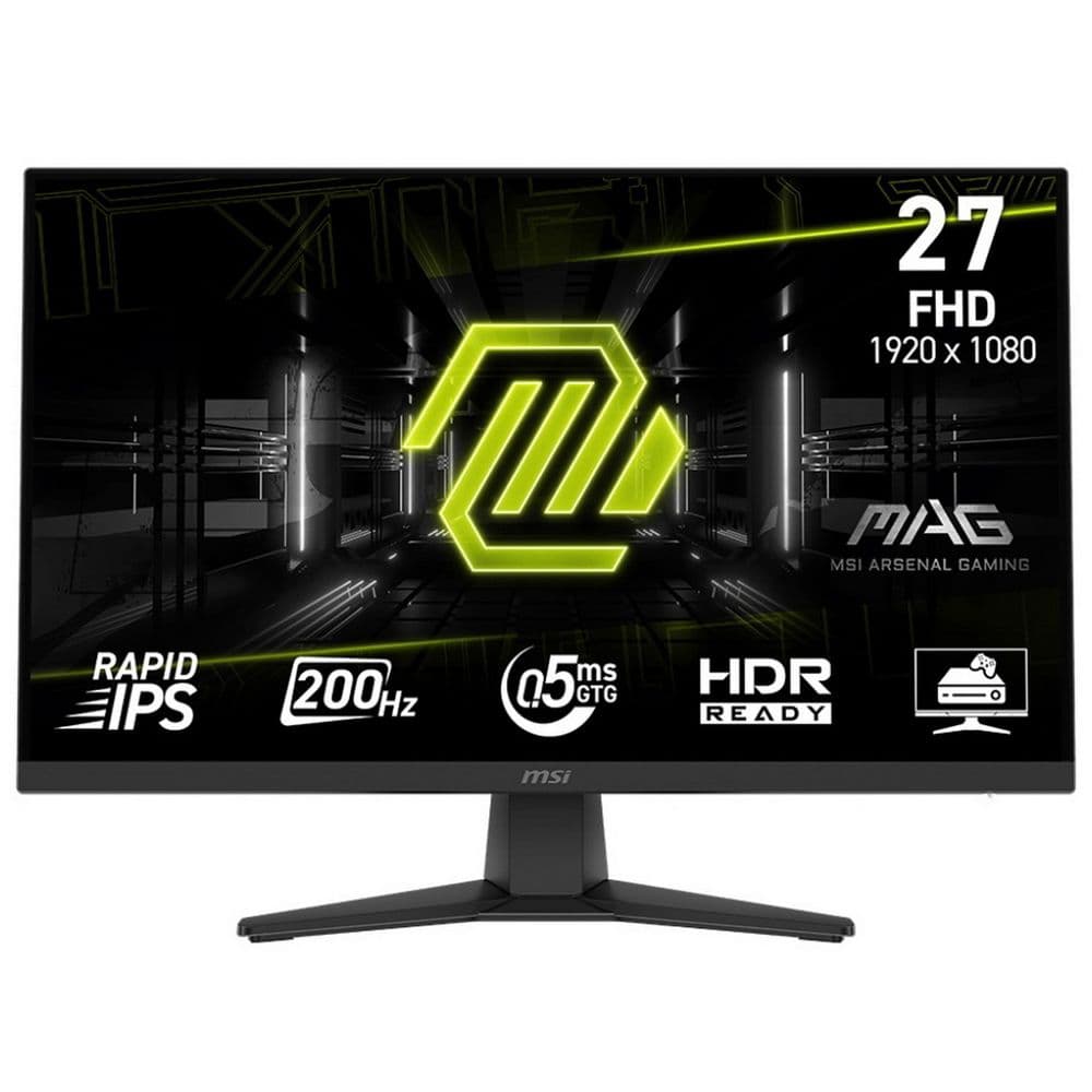 Монитор Bad Pack 27" MSI MAG 272F Black (Rapid IPS, 1920x1080, HDMI+DP, 0.5 ms, 178°/178°, 300 cd/m, 1000:1, 200Hz)