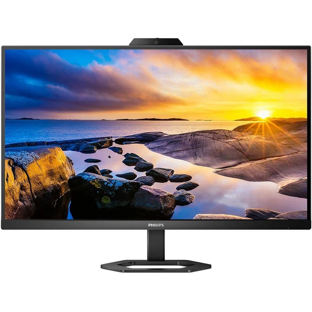 Монитор Bad Pack 27" PHILIPS 27E1N5600H Black (2560x1440 75Гц IPS LED 16:9 4(1)ms HDMI DP USB-C 3.2 (65W) 4*USB3.3(BC) Mega Infinity DCR 1000:1 178/178 300cd Webcam 5 MP Hello HAS Pivot Tilt Swivel Speakers)