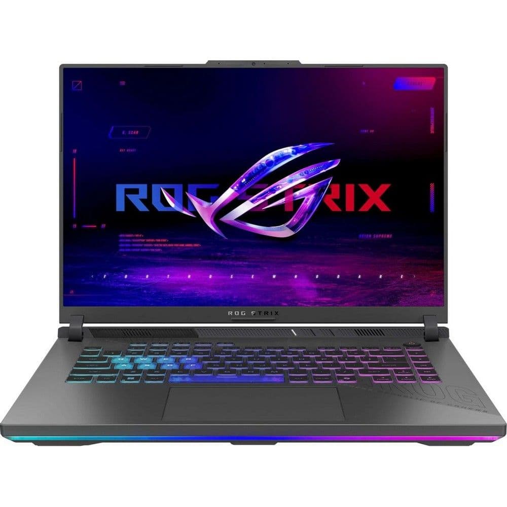 Ноутбук ASUS ROG Strix G16 G614PR-RV090 AMD Ryzen 9 8940HX/32Gb (2*16 D5)/SSD1Tb/RTX5070 Ti 12Gb (140W)/16"/IPS/WUXGA/1920x1200/165Hz/NoOS/RJ-45/Eclipse Gray/2.50kg