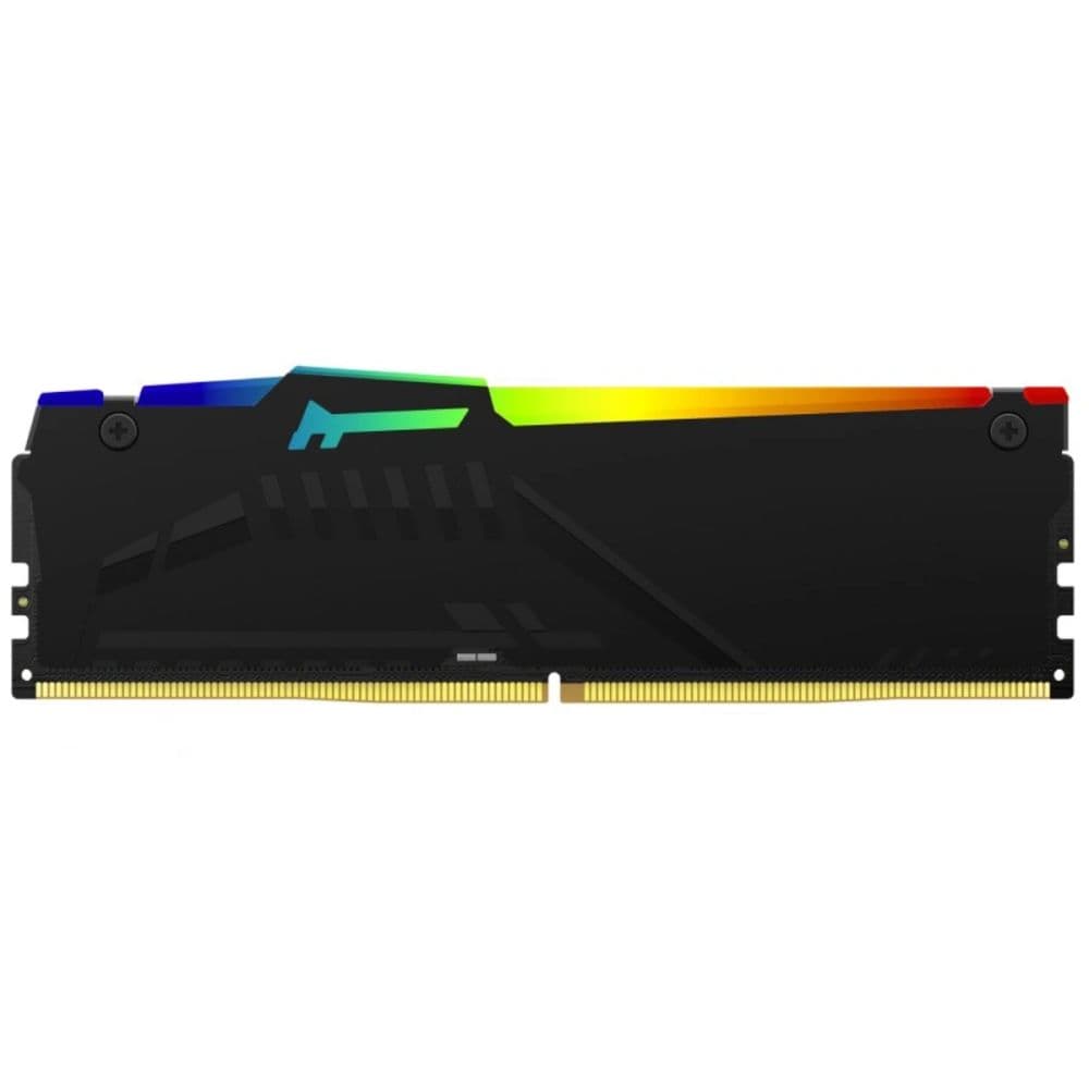 Модуль памяти 32GB Kingston DDR5 5600 DIMM FURY Beast Black RGB EXPO Gaming Memory Non-ECC, CL40, 1.25V, Heat Shield, XMP, 1RX8, RTL
