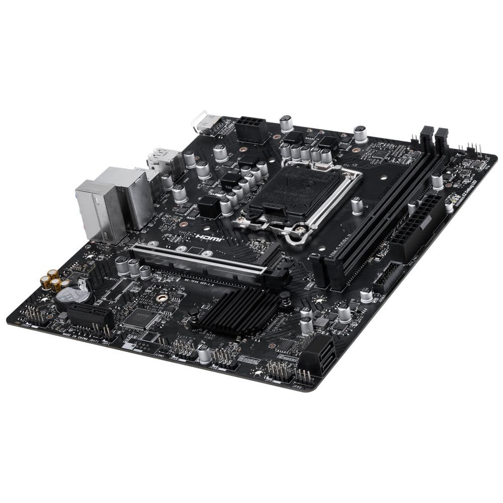 Материнская плата MSI PRO H610M-S DDR4 II H610, LGA1700, 2*DDR4, 1*PCIEx16, 1*PCIEx1, 1*M.2, 4*USB3.2Gen1, 8*USB2.0, 2*SATA3.0, 1G, HDMI, M-ATX, RTL