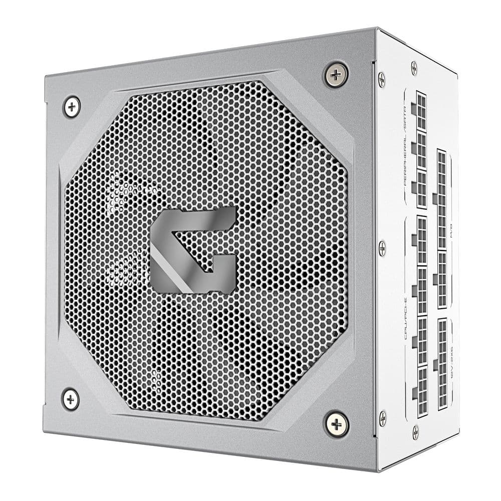 Блок питания ПК Gigabyte GME750GM PG5 ICE 750W, Белый, 80Plus, Platinum, Полностью модульный, PCIe Gen 5.1, ATX 3.1 compatible.