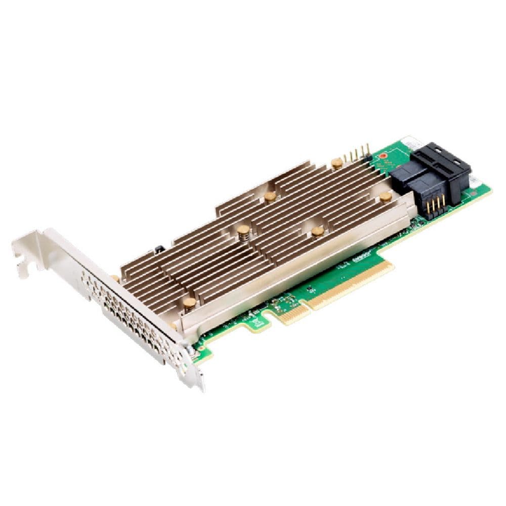 RAID-контроллер Broadcom 9440-8i SGL (05-50008-02 / 03-50008-17011) PCIe 3.1 x8 LP, SAS/SATA/NVMe, RAID 0,1,5,10,50, 8port(2 * int SFF8643), 3408 IOC RTL (DC22) (S1)