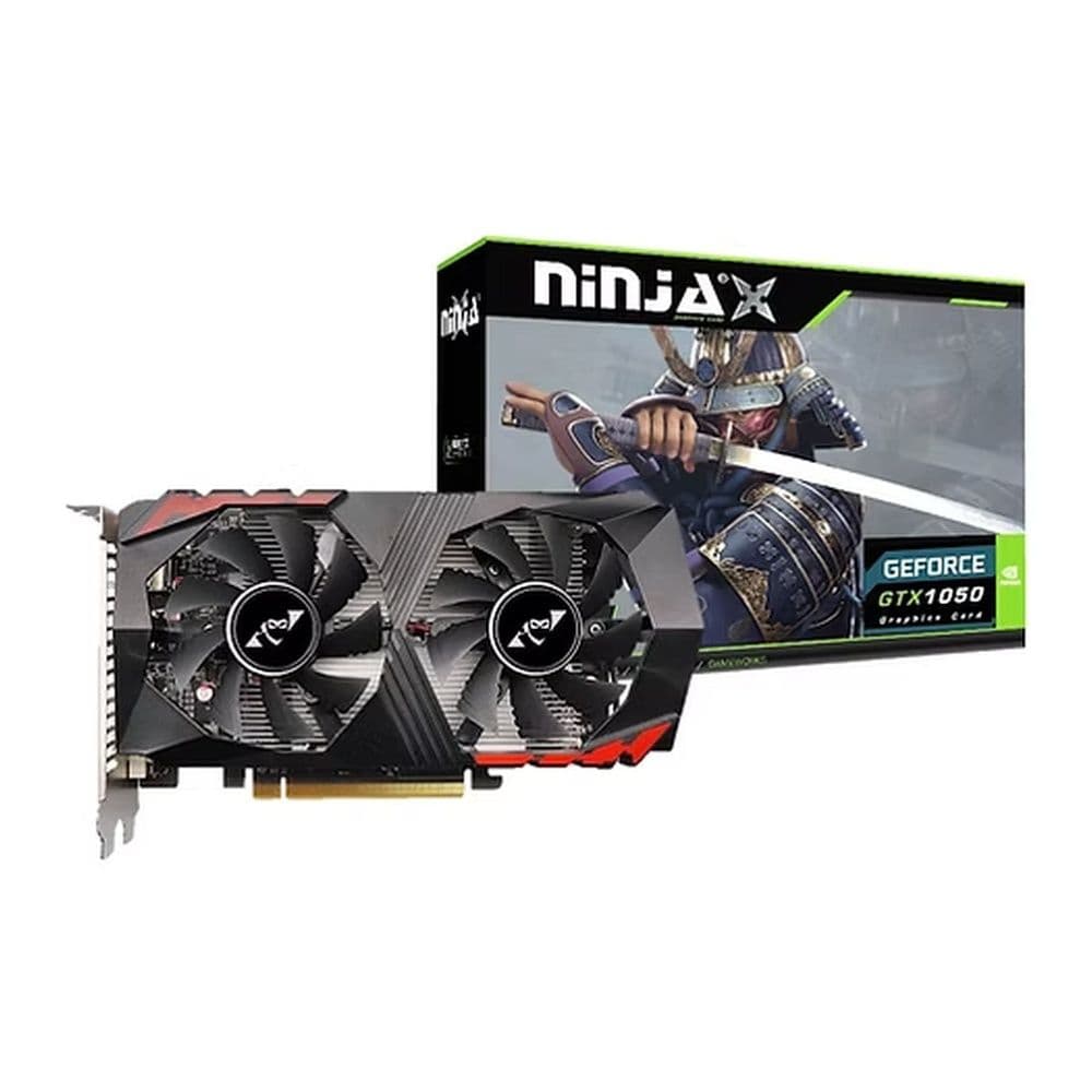 Видеокарта Ninja Bad Pack GTX1050 4GB GDDR5 128bit DVI DP HDMI 2FAN RTL