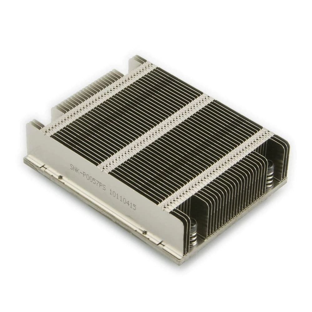 Пассивный кулер SuperMicro SNK-P0057 PS 1U Passive CPU HS 26-mm Height for Narrow ILM Mounting