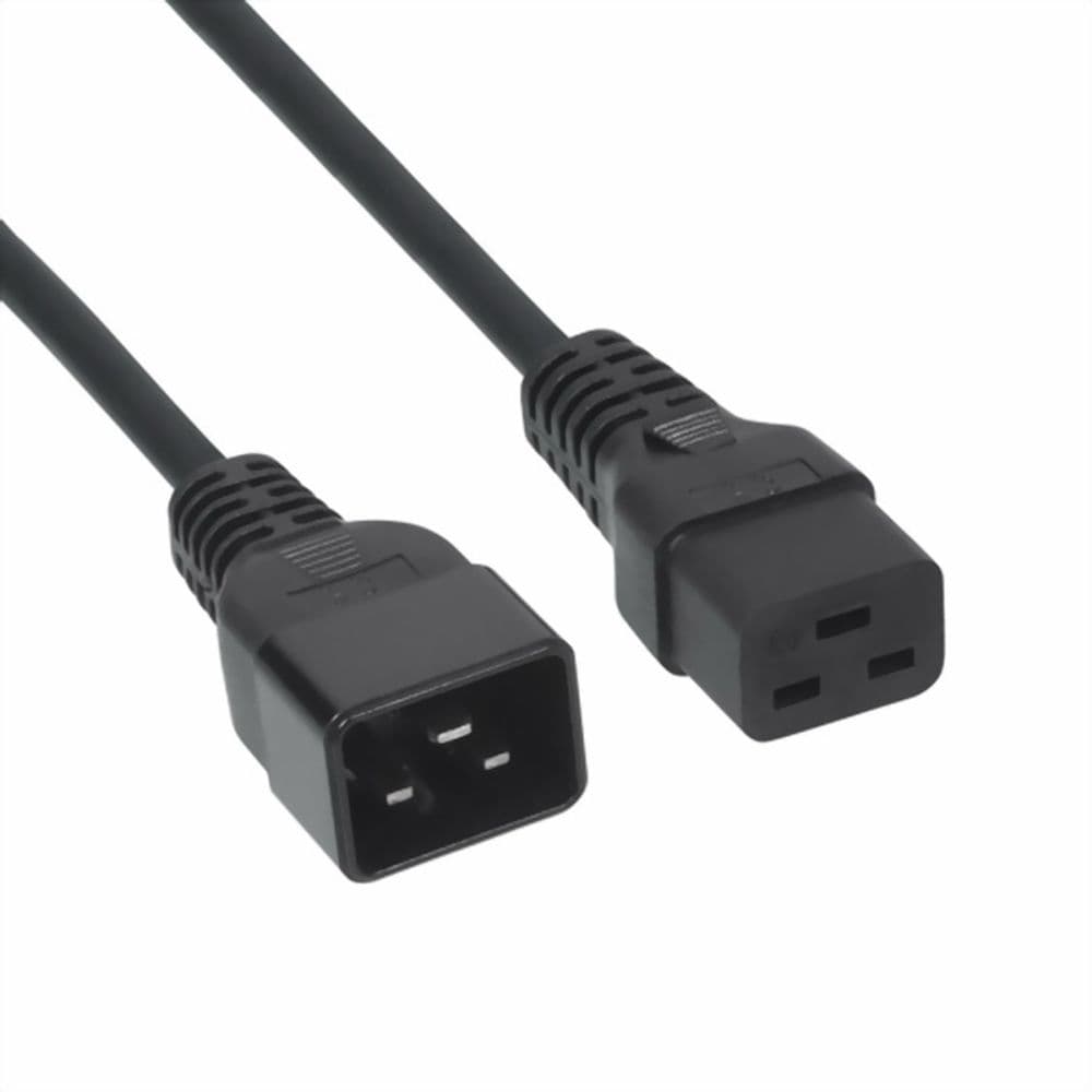 Кабель питания для UPS Cablexpert PC-189-C19, 1.5м, С19 - C20, 16А, черный, с заземлением