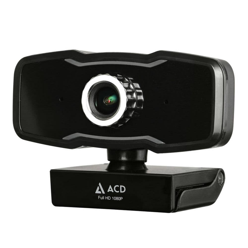 Веб-камера ACD-Vision UC500 CMOS 2МПикс, 1920x1080p, 30к/с, микрофон встр., кабель USB 2.0 1.5м, универс. крепление, черный корп. RTL