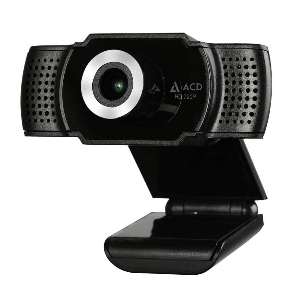 Веб-камера ACD-Vision UC400 CMOS 1.3МПикс, 1280x720p, 30к/с, микрофон встр., кабель USB 2.0 1.5м, шторка объектива, универс. крепление, черный корп.