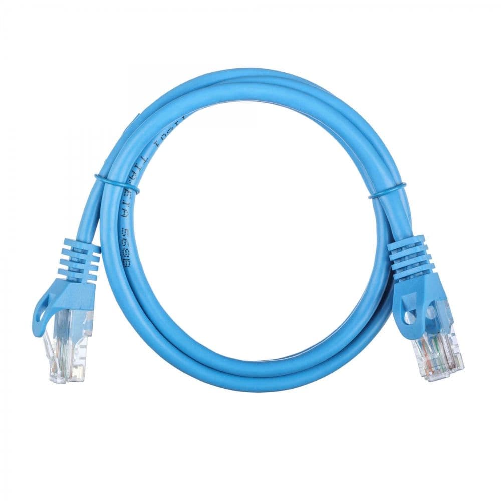 Патч-корд ACD-LPU5E-10L Cat5e UTP 24AWG 4Pair, 7/0.18мм CCA Синий,1.0м