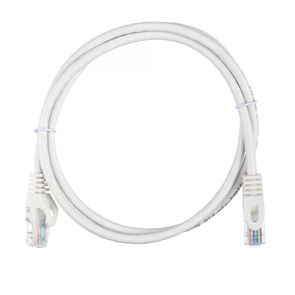 Патч-корд ACD-LPU5C-10W Cat5e UTP 24AWG 4Pair, 7/0.18мм CU Белый, 1.0м
