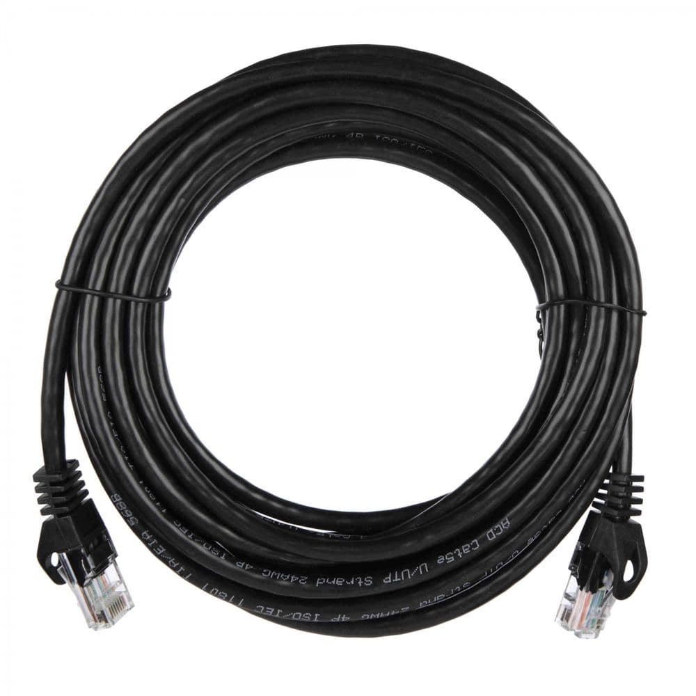 Патч-корд |ACD-LPU5C-50B| Cat5e UTP 24AWG 4Pair, 7/0.18мм CU Черный, 5.0м