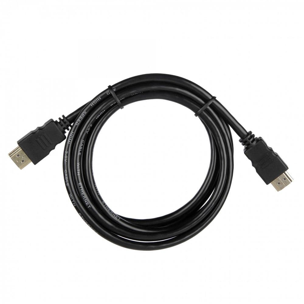 Кабель ACD-DHHM2-18B |ACD-DHHM2-18B| HDMI 2.0, Golden Plated,19m/19m, Черный, 1.8м