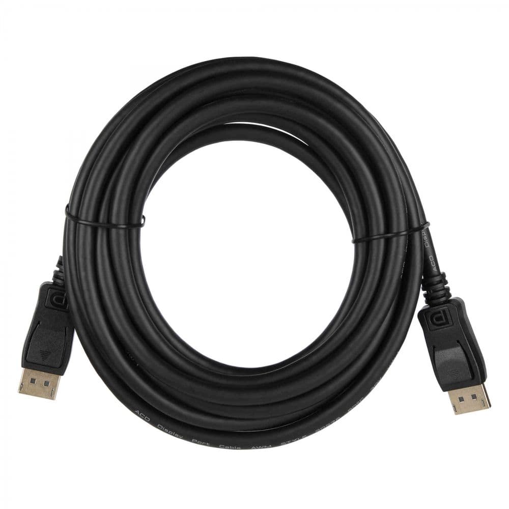 Кабель ACD-DDPM4-50B |ACD-DDPM4-50B| DisplayPort 1.4, Golden Plated,20m/20m, Черный, 5м