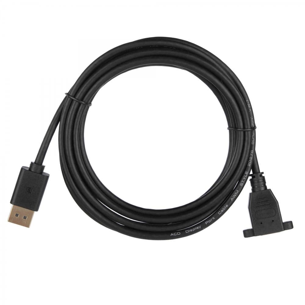 Кабель ACD-DDPF2-30B |ACD-DDPF2-30B| DisplayPort 1.2, DP extension, Golden Plated, 20m/20f, Черный, |ACD-DDPF2-30B| 3м