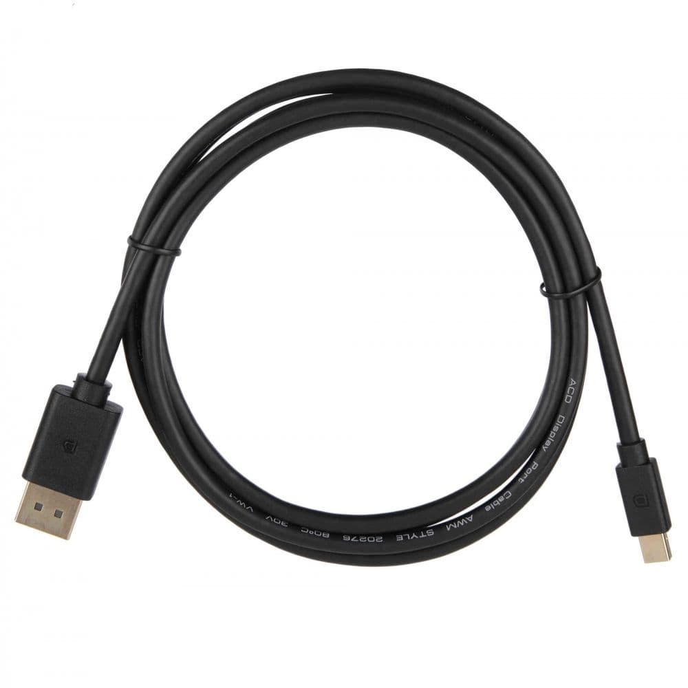 Кабель ACD-DDMM2-18B |ACD-DDMM2-18B| DisplayPort 1.2, DP-mDP, Golden Plated, 20m/20m, Черный, 1.8м, |ACD-DDMM2-18B|