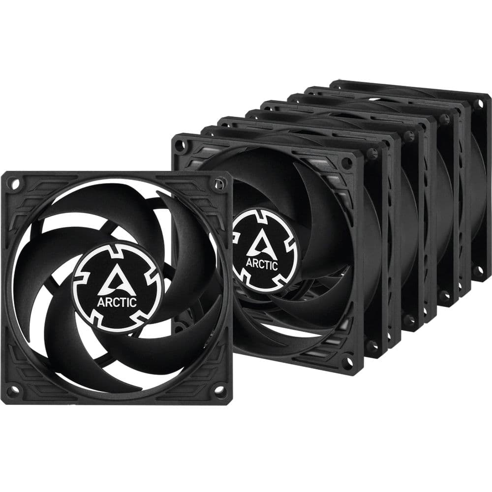 Вентилятор корпусной ARCTIC Cooling P8 Value Pack (Black/Black) (5pc) (ACFAN00153A)