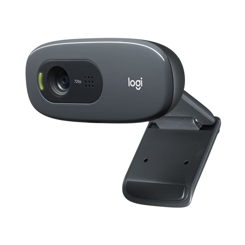Веб-камера Bad Pack Logitech C270 черная, 3Mp интерполяция, HD 720p@30fps, угол обзора 60°, складная конструкция, USB2.0, кабель 1.5м (960-001063)
