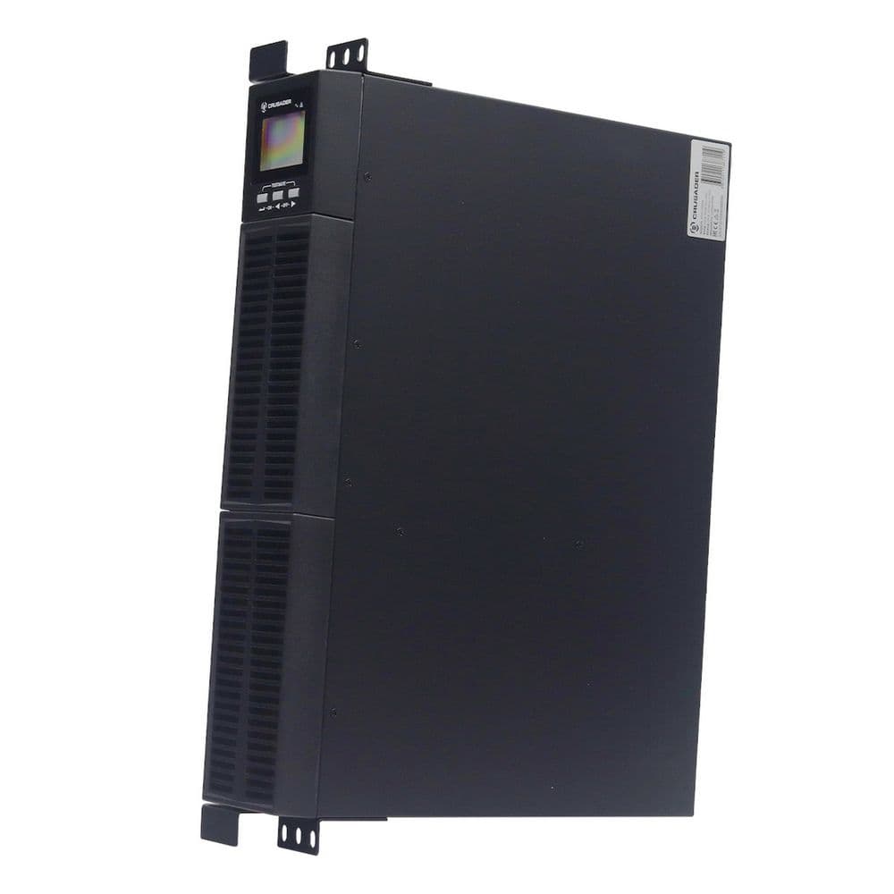 Источник бесперебойного питания ИБП Crusader Stabline RTIO-1000VA (1000Ва, 900Вт, 8xIEC320, LCD, USB type-B, 2xRJ45, чистая синусоида)
