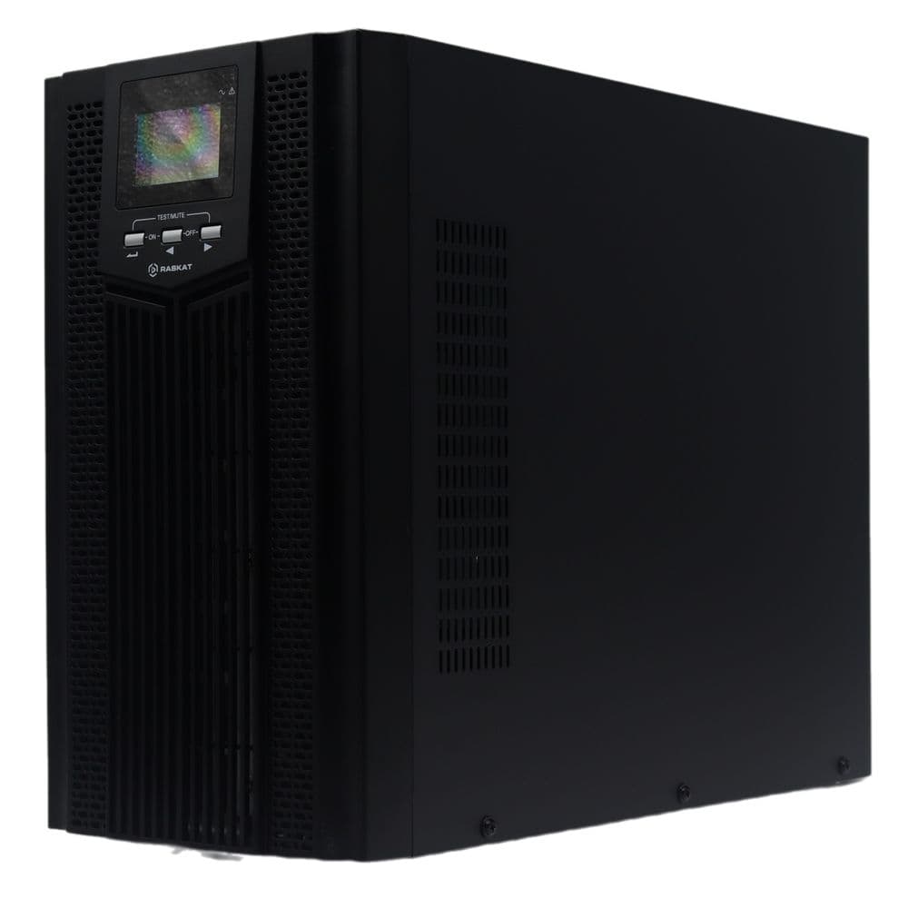 Источник бесперебойного питания ИБП Raskat HIO-3000VA+ (3000ВА, 2700Вт, 6xIEC320, LCD, USB type-B, 1xRS232, чистая синусоида)