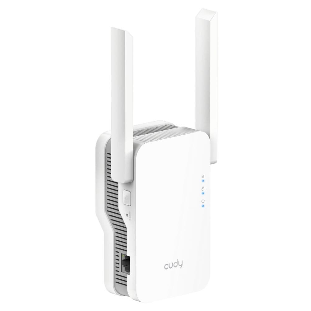 Маршрутизатор CUDY BE3600 WiFi 7 Mesh Repeater BE3600, AP mode, Chipset Broadcom, Cudy Mesh Support, 2880Mbps at 5GHz + 688Mbps at 2.4GHz, 802.11ax/ac/a/b/g/n, 1 Gigabit Ethernet Port, WPS button, Intelligent Signal Light, WPA3, LED control
