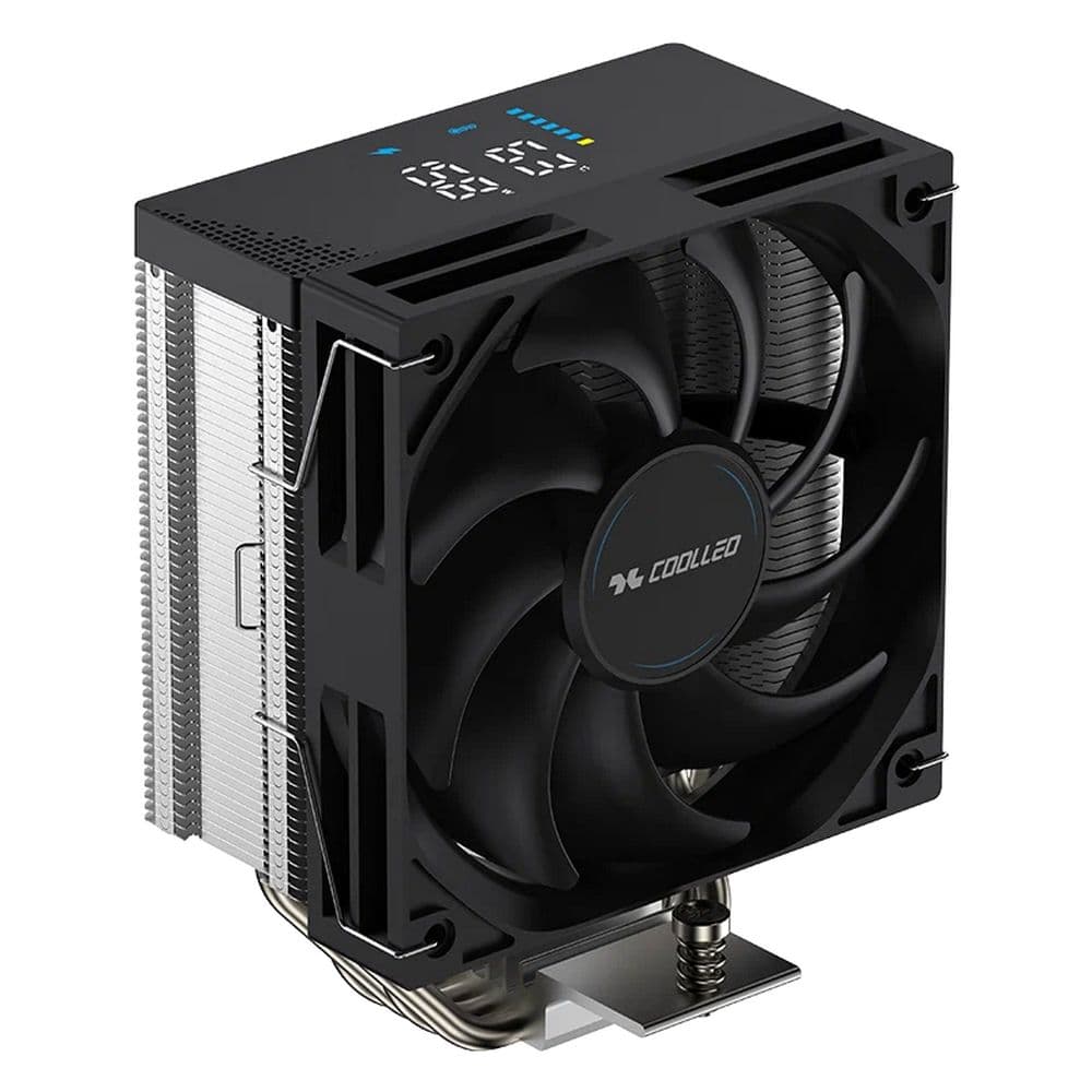 Вентилятор для процессора Coolleo CPU Cooler CL-B40-DIG V2 Intel: LGA 115X/1200/1700/1851 AMD: AM4/AM5 220W TDP