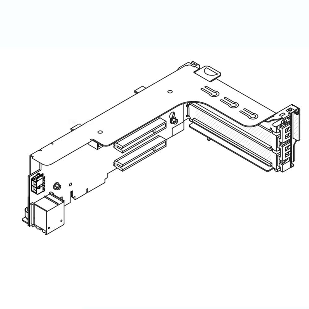 Райзер-карта Lenovo ThinkSystem V3 2U x16/x8/x8 PCIe Gen5 Riser 1/2 Option Kit