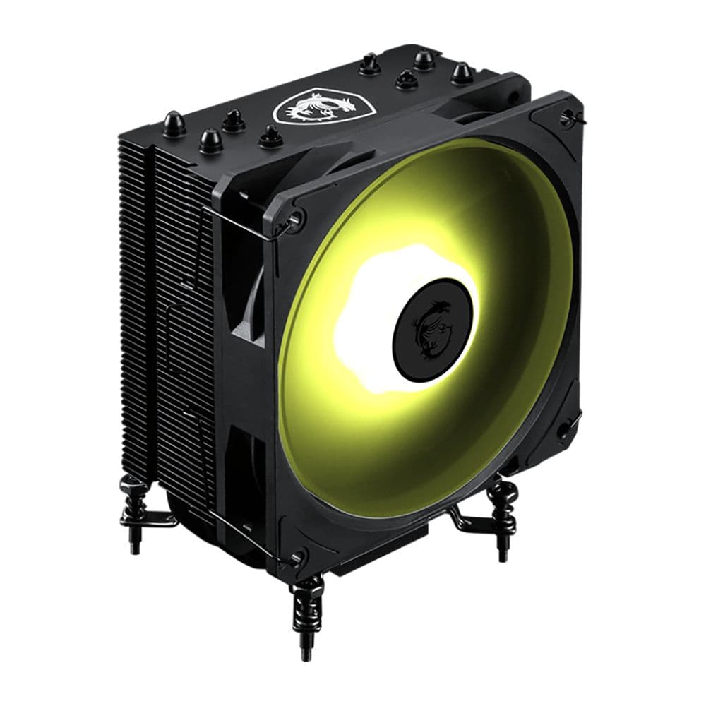Вентилятор для процессора MSI MAG COREFROZ AA13 Height 155mm, 6mm x 4pcs, Fan 120mm, 510~2070RPM ±10%, < 30 dB(A), 4-pin PWM, TDP 220W, Al+Cu, Screw, Socket AMD AM5/AM4, Intel LGA1700/1851