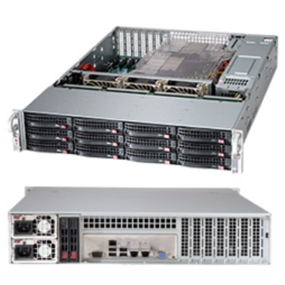 Корпус серверный Bad Pack SuperMicro CSE-826BE1C-R920LPB 2U SC826B Chassis W/ 1 Expander, 920W, Black
