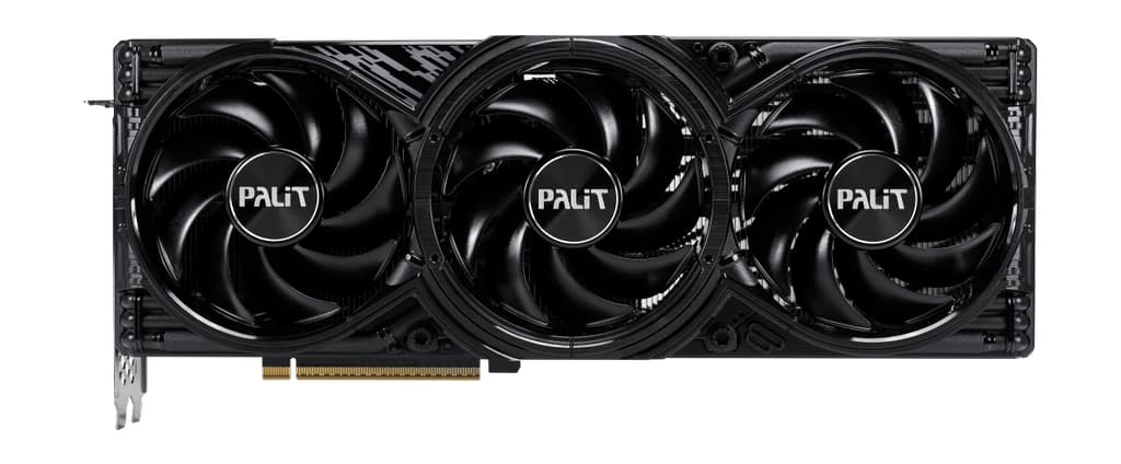 Видеокарта PALIT GeForce RTX 5080 GAMINGPRO OC V1 / 16GB GDDR7 256BIT 3xDP HDMI / NE75080S19T2-GB2031Y