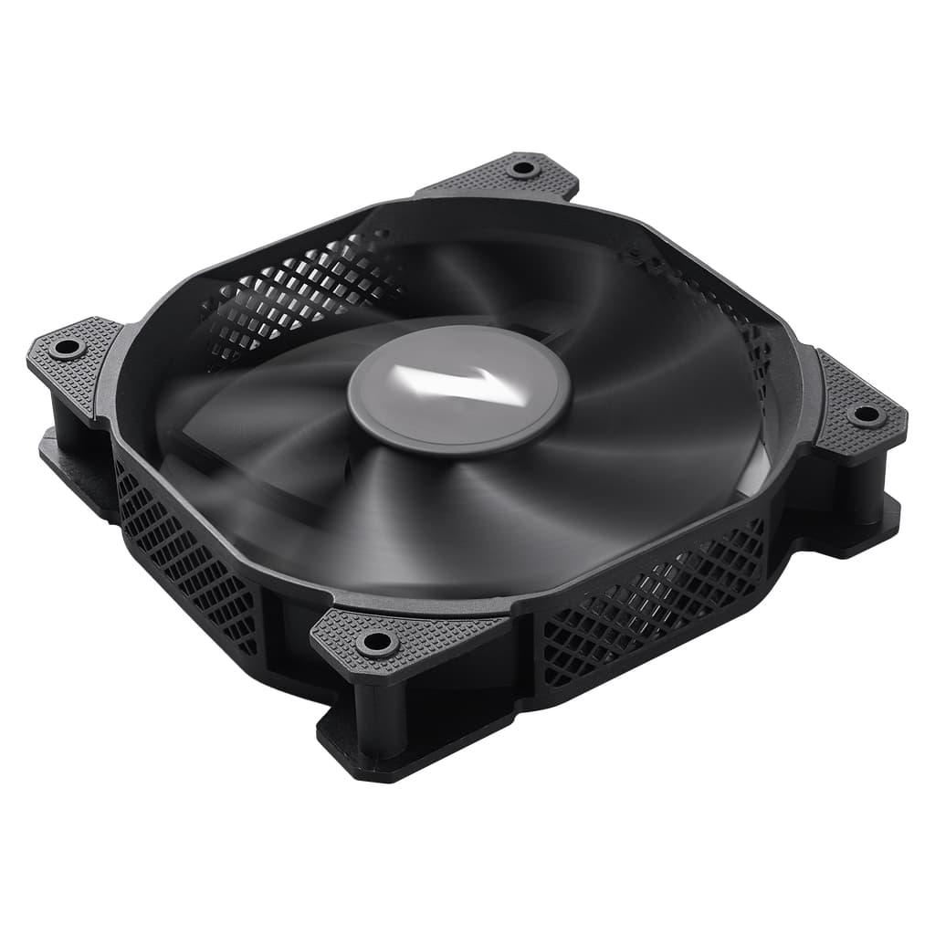 Вентилятор 1STPLAYER F Black / 120mm 3pin 12V 1100rpm 35.00cfm 23.00dBA / F-BK-3P / BULK