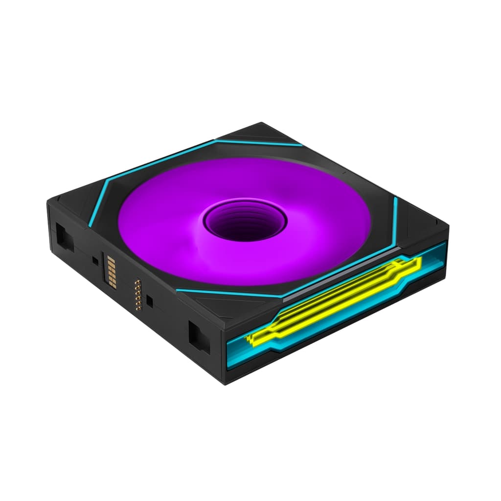 Вентилятор Lian Li UNI FAN SL INF FLEX 120 Reverse Blade / 12RSLIN1F1B BLACK / 120x124x28мм (PWM, ARGB, 2200 об/мин (Max.), 32.2dBa) / G9F.12RSLIN1F1B.R0