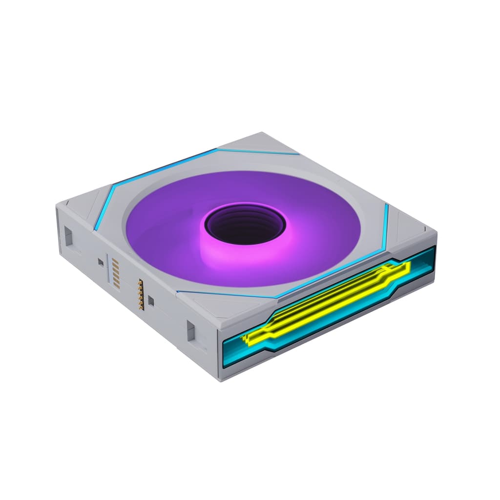 Комплект вентиляторов (3шт.) Lian Li UNI FAN SL INF FLEX 120 Reverse Blade / 12RSLIN1F3W WHITE / 120x124x28мм (PWM, ARGB, 2200 об/мин (Max.), 32,2dBa) / G9F.12RSLIN1F3W.R0