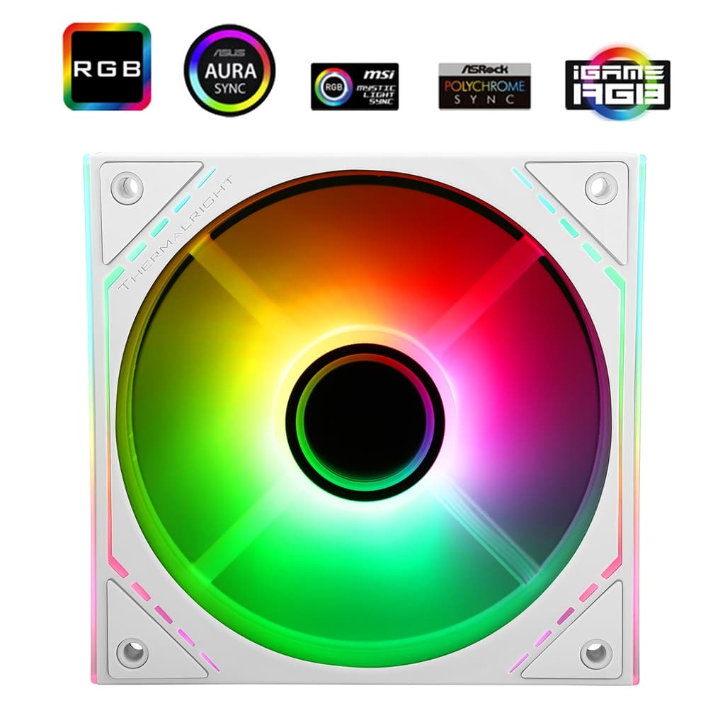Комплект вентиляторов (3 шт.) Thermalright TL-M12W-S X3 (Pack of 3) / ARGB / 120mm PWM / TRTLM12WS.3P