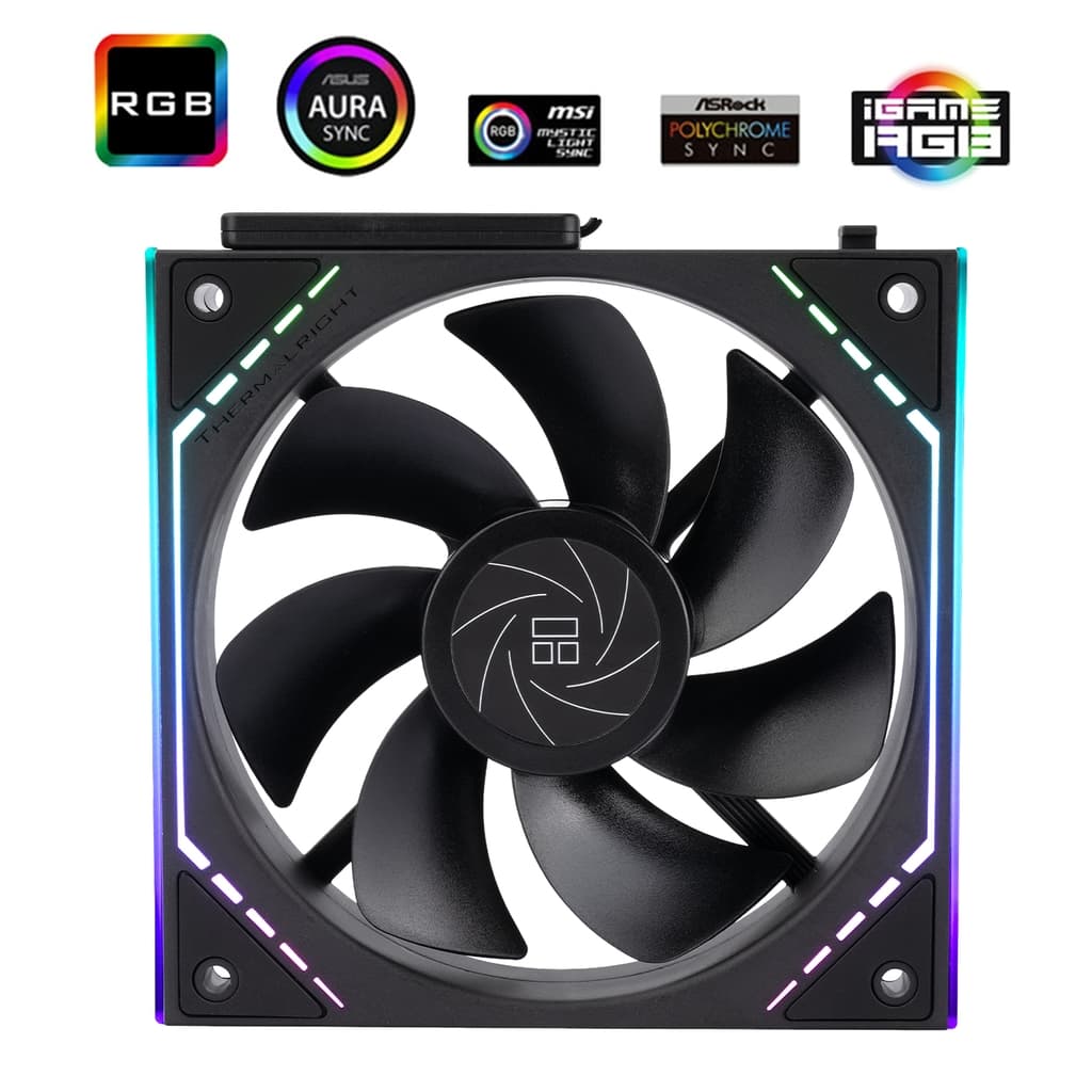 Вентилятор Thermalright TL-M12QR / Reverse / ARGB / 120mm PWM / TRTLM12QR
