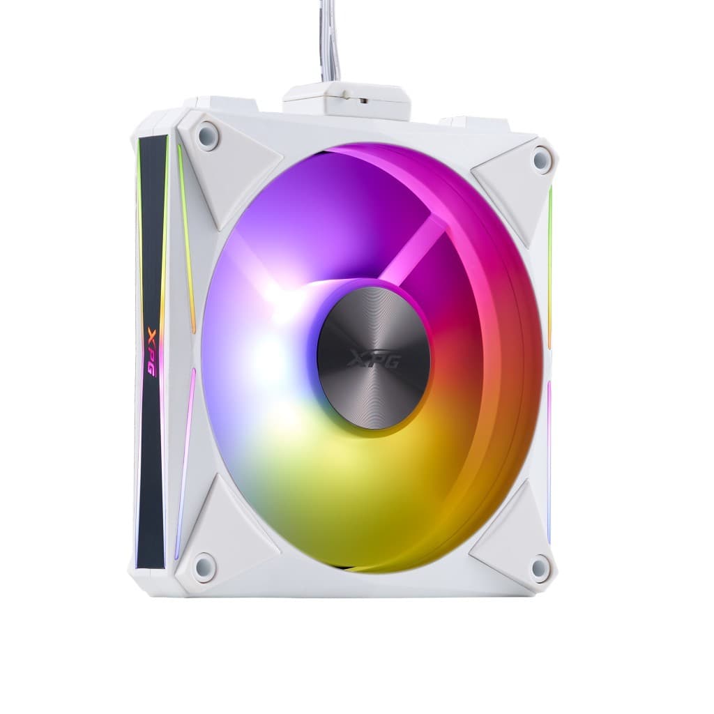 Комплект вентиляторов 4шт XPG HURRICANE MAG 120 ARGB PWM ( прямой и реверсный режим) white RET