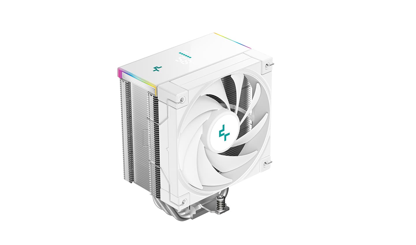 Кулер DEEPCOOL AK500S DIGITAL SE WH LGA20XX/1700/1200/115X/AM5/AM4 (12шт/кор, TDP 240W, PWM, Fan 120mm, 5 тепл. трубок, белый) RET