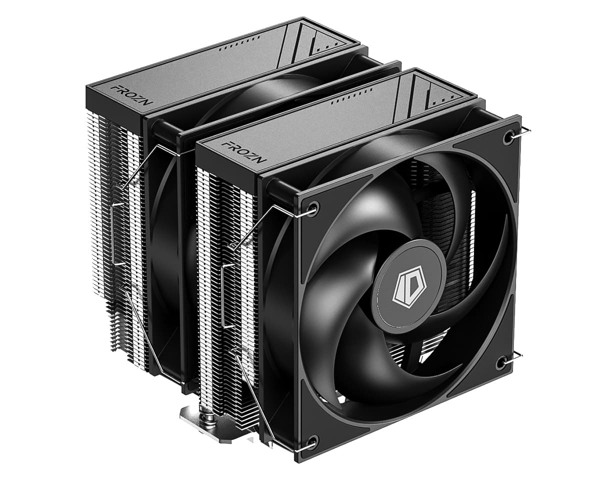 Кулер ID-COOLING FROZN A620 PRO XE LGA1954/1851/1700/1200/115X/AM5/AM4 (6шт/кор, TDP 260W, PWM, черный, 6 тепл.трубок + медная база, DUAL FAN 120mm) RET