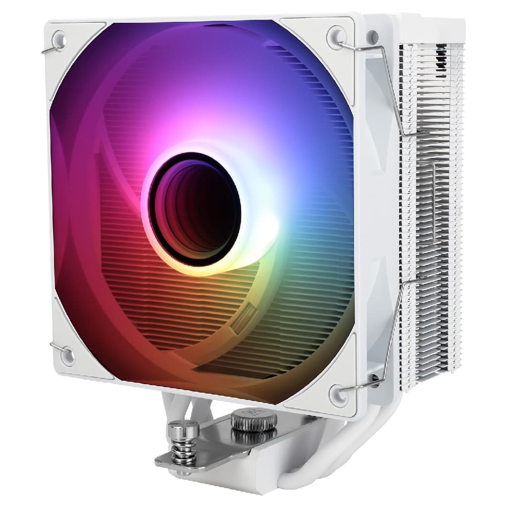 Кулер Thermalright Assassin Spirit 120 Vision ARGB White LGA115X/1200/1700/1851 (120mm ARGB PWM Fan, 4 тепл. трубок 6мм) / TRAS120VAW