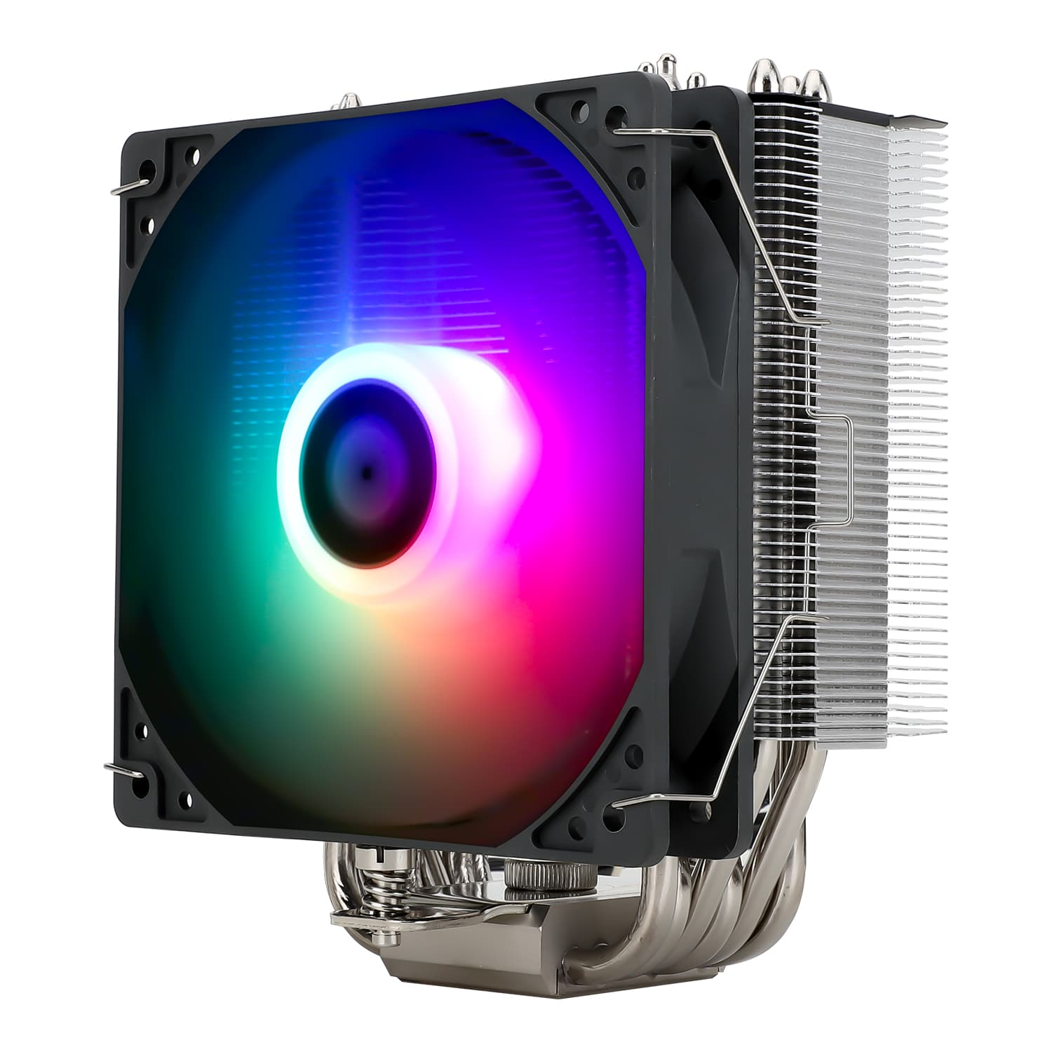 Кулер Thermalright Burst Assassin 120 ARGB LGA115X/1200/1700/AM4/AM5 (120mm ARGB PWM Fan, медное основание, 6 тепл. трубок 6мм) / TRBA120A