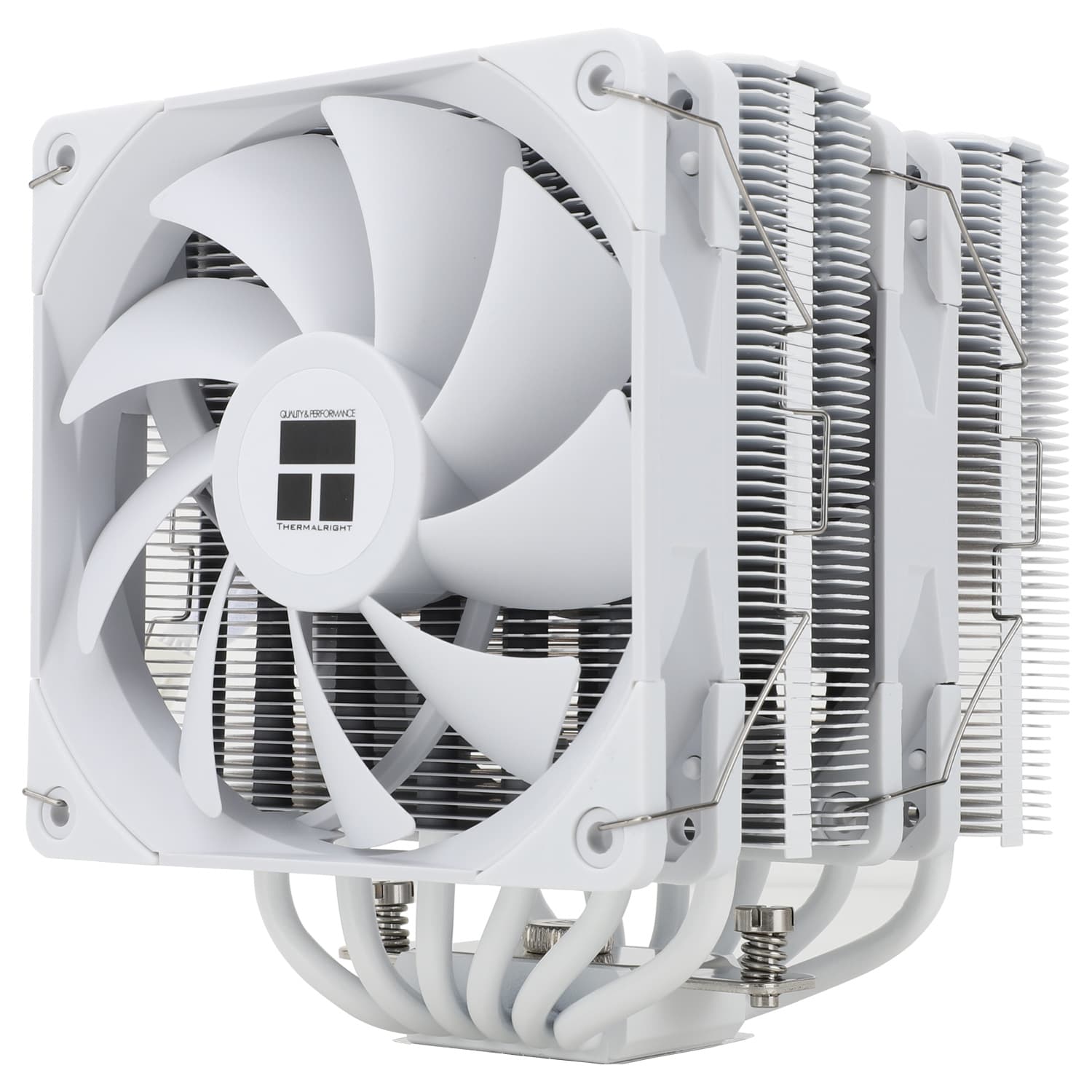 Кулер Thermalright Peerless Assassin 120 White LGA115X/1200/1700/AM4/AM5 (Dual Tower, 2x120mm PWM Fan, медное основание, 6 тепл. трубок 6мм) / TRPA120W