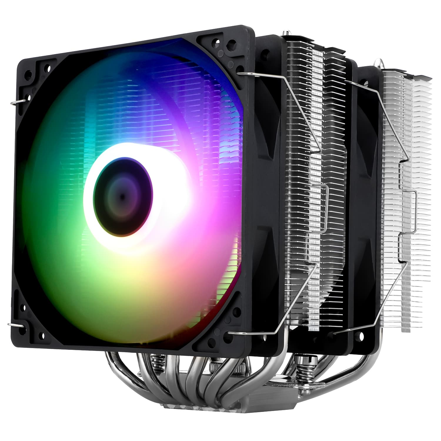 Кулер Thermalright Peerless Assassin 120 SE ARGB LGA115X/1200/1700/AM4/AM5 (Dual Tower, 2x120mm ARGB PWM Fan, медное основание, 6 тепл. трубок 6мм) / TRPA120SEA