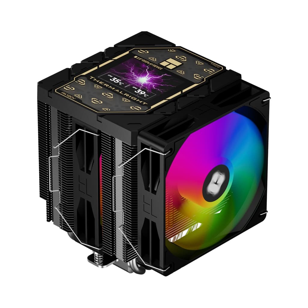 Кулер Thermalright Peerless Assassin 120 Vision ARGB Black  LGA115X/1200/1700/1851AM4/AM5 (Dual Tower, 2x120mm ARGB PWM Fan, медное основание, 6 тепл. трубок 6мм) / TRPA120VAB