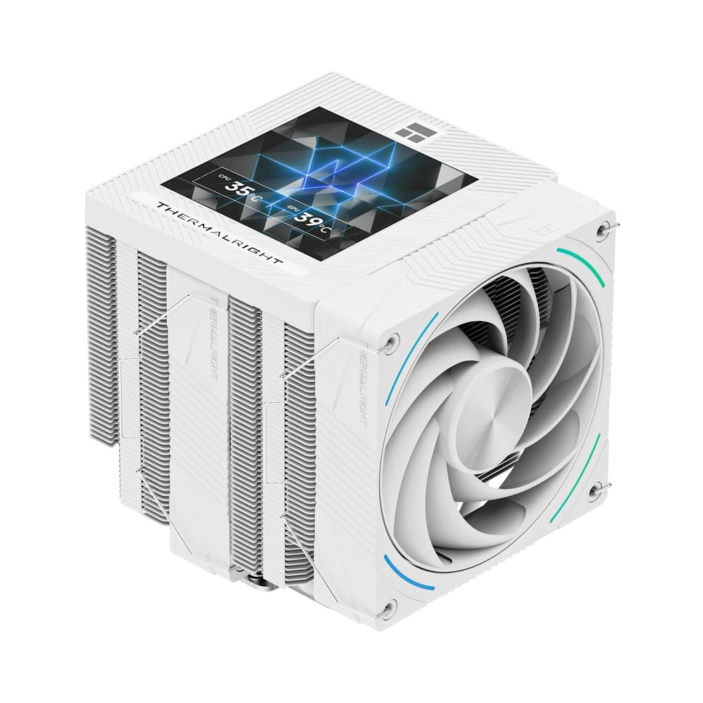 Кулер Thermalright Phantom Spirit 120 Vision Snow  LGA115X/1200/1700/1851/AM4/AM5 (Dual Tower, 2x120mm ARGB PWM Fan, медное основание, 7 тепл. трубок 6мм) / TRPS120VSNOW