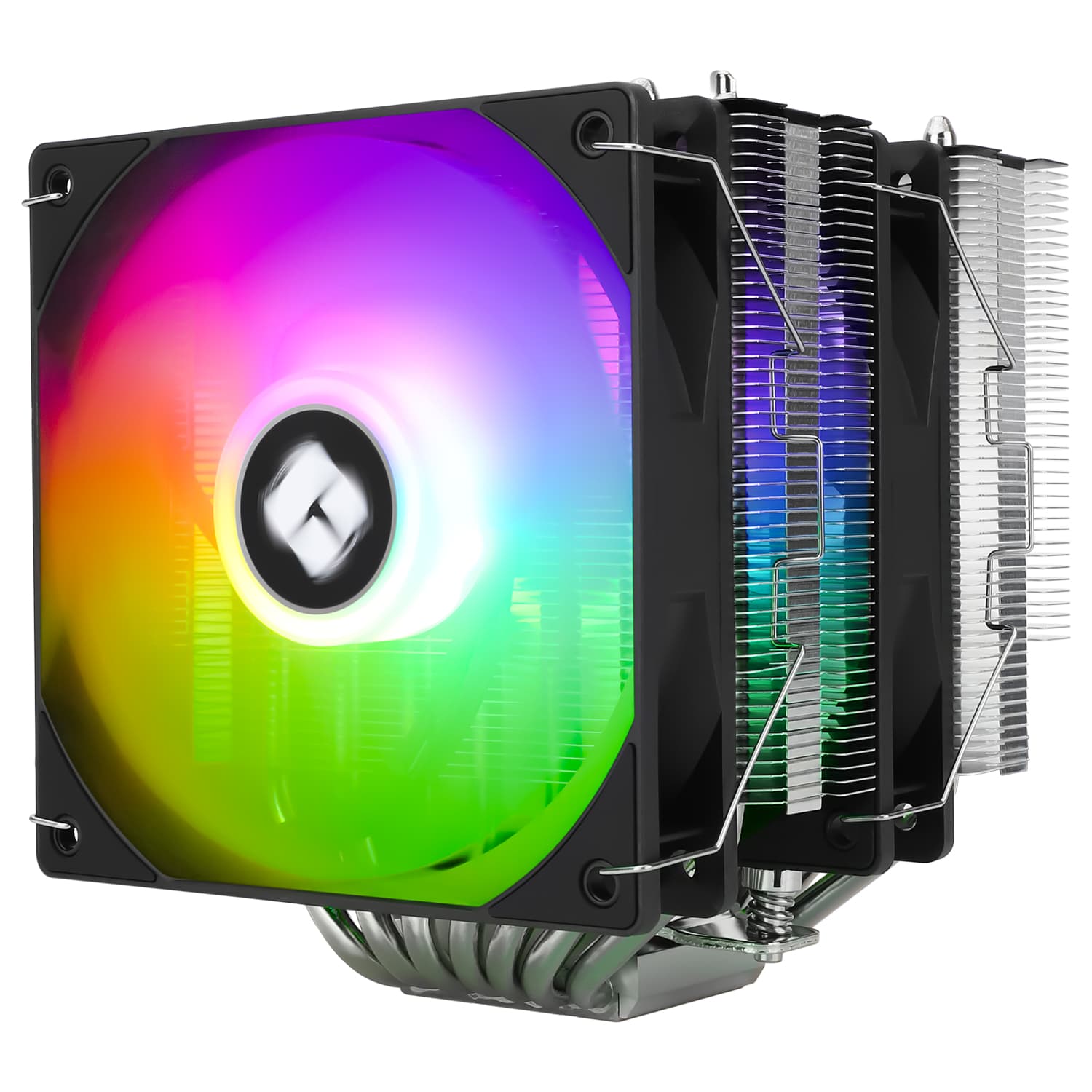 Кулер Thermalright Phantom Spirit 120 SE ARGB  LGA115X/1200/1700/AM4/AM5 (Dual Tower, 2x120mm ARGB PWM Fan, медное основание, 7 тепл. трубок 6мм) / TRPS120SEA