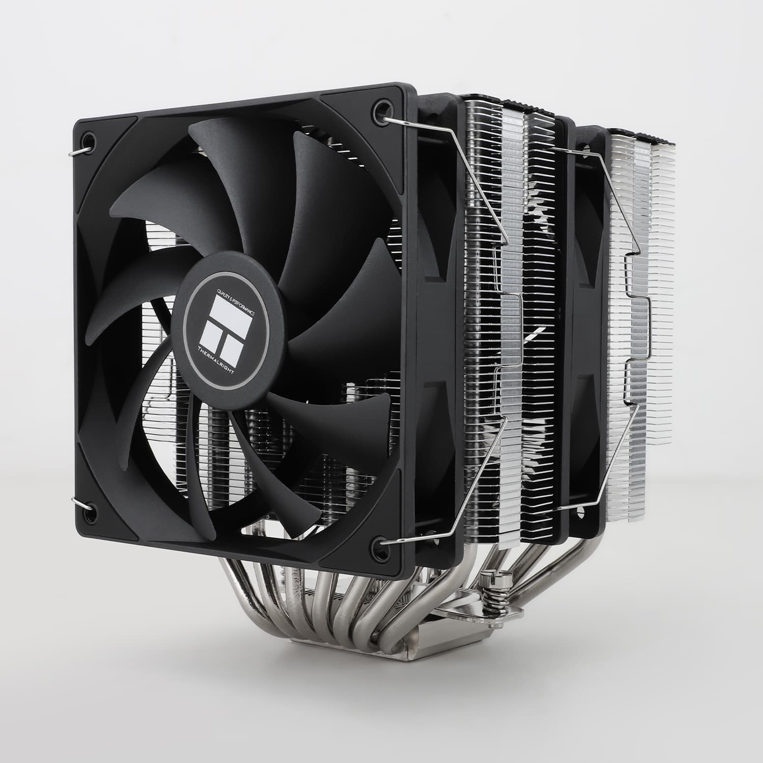 Кулер Thermalright Phantom Spirit 120  LGA115X/1200/1700/2011/2066/AM4/AM5 (Dual Tower, 2x120mm PWM Fan, медное основание, 7 тепл. трубок 6мм) / TRPS120